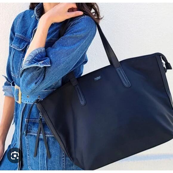Botkier New York Bonded Black Tote - Handbag NEW WITH TAGS!!! - Picture 1 of 7